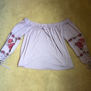 American Eagle off the shoulder top